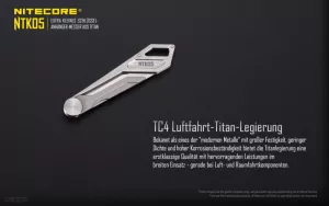 NITECORE NTK05 - Messer aus Titan