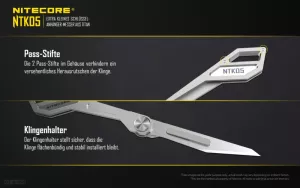 NITECORE NTK05 - Messer aus Titan