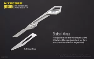 NITECORE NTK05 - Messer aus Titan