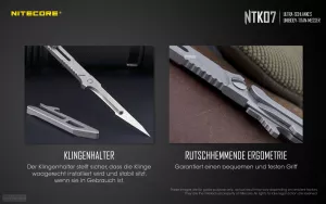 NITECORE NTK07 - Messer aus Titan