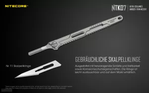 NITECORE NTK07 - Messer aus Titan