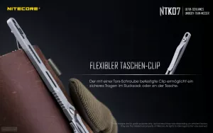 NITECORE NTK07 - Messer aus Titan