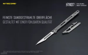 NITECORE NTK07 - Messer aus Titan