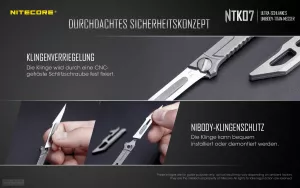 NITECORE NTK07 - Messer aus Titan