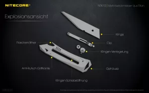 NITECORE NTK10 - Messer aus Titan