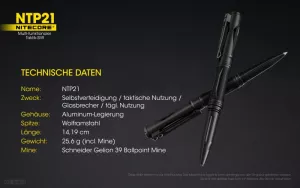 NITECORE NTP21 - Tactical Pen