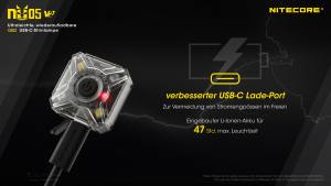 NITECORE NU05 V2 Kit - max. 40 Lumen