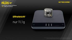 NITECORE NU05 V2 Kit - max. 40 Lumen