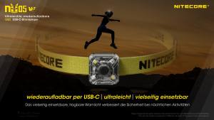 NITECORE NU05 V2 - max.40 Lumen