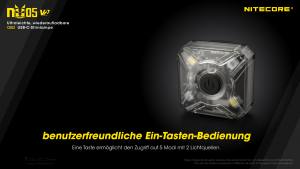 NITECORE NU05 V2 - max.40 Lumen
