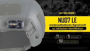 NITECORE NU07LE - taktische Signallampe mit 5 Lichtfarben