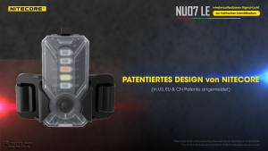 NITECORE NU07LE - taktische Signallampe mit 5 Lichtfarben