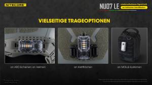 NITECORE NU07LE - taktische Signallampe mit 5 Lichtfarben