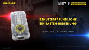 NITECORE NU07LE - taktische Signallampe mit 5 Lichtfarben