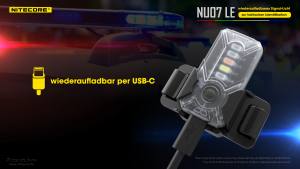 NITECORE NU07LE - taktische Signallampe mit 5 Lichtfarben