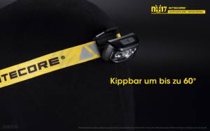 NITECORE NU17, gelb - max. 130 Lumen
