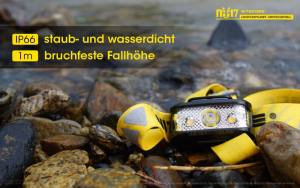 NITECORE NU17, gelb - max. 130 Lumen