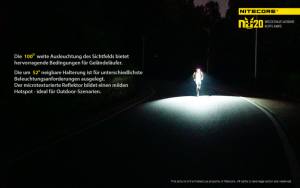 NITECORE NU20, schwarz - max. 360 Lumen