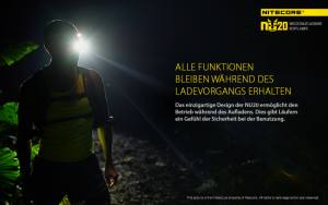 NITECORE NU20, schwarz - max. 360 Lumen