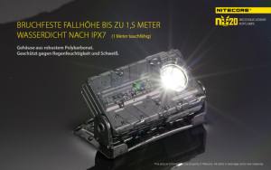 NITECORE NU20, schwarz - max. 360 Lumen