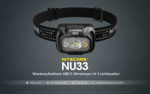 NITECORE NU33 - max. 700 Lumen