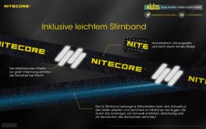 NITECORE NU35 Dual Power - max. 460 Lumen
