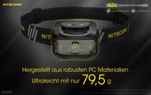 NITECORE NU35 Dual Power - max. 460 Lumen