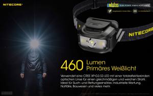 NITECORE NU35 Dual Power - max. 460 Lumen