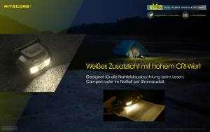 NITECORE NU35 Dual Power - max. 460 Lumen