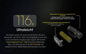 NITECORE NU43 - max. 1.400 Lumen