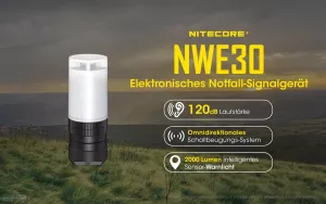 NITECORE NWE30 - akustisches und optisches Notsignalgerät