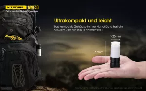 NITECORE NWE30 - akustisches und optisches Notsignalgerät