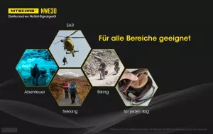 NITECORE NWE30 - akustisches und optisches Notsignalgerät