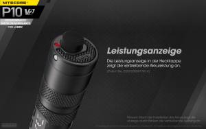 NITECORE P10 V2.0 - max. 1100 Lumen