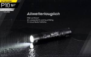 NITECORE P10 V2.0 - max. 1100 Lumen