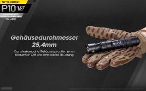 NITECORE P10 V2.0 - max. 1100 Lumen