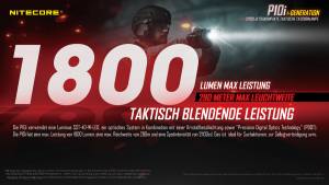 NITECORE P10i - max. 1.800 Lumen