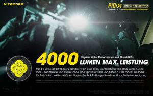 NITECORE P10iX - max. 4000 Lumen