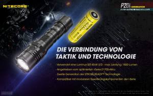 NITECORE P20i - max. 1800 Lumen
