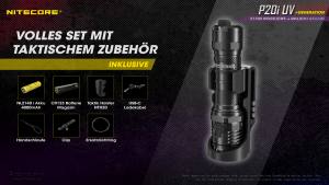 NITECORE P20i UV - max. 1800 Lumen