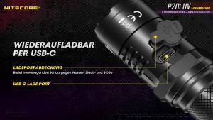 NITECORE P20i UV - max. 1800 Lumen