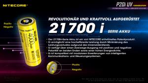 NITECORE P20i UV - max. 1800 Lumen