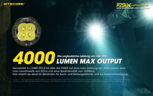 NITECORE P20iX - max. 4000 Lumen