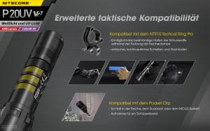 NITECORE P20UV V2 - max. 1000 Lumen