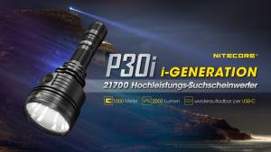 NITECORE P30i - max 2.000 Lumen