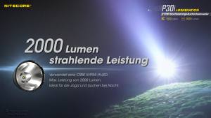 NITECORE P30i - max 2.000 Lumen