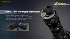NITECORE P30i - max 2.000 Lumen