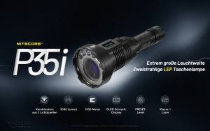 NITECORE P35i - Class 1 Laser Light