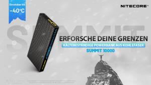 NITECORE Powerbank SUMMIT10000 - kältebeständig