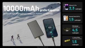 NITECORE Powerbank SUMMIT10000 - kältebeständig